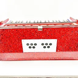 khalsa musical Bass Reed & Male Reed + 39 Keys+ 7 Stopper+ RED Color Harmonium 3.2 Octave Hand Pumped Harmonium-picture-32
