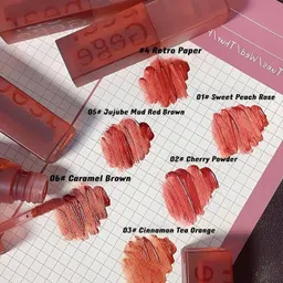 gege bear Soft Matte Lip Glaze, Long Wear, Lightweight Liquid Lipstick, 6 Rich Shades image 2