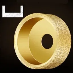 helmik Vaccum Brazed Square Shape Groove Wheel , Edge Flat Grinding Wheel 15mm, Granite Polishing Tool, Abrasive France Wet Grinding Polishing Tool Non-magnetic Line Level-picture-21