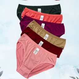 silsac Pack of 3 Women Hipster Pink Panty image 1