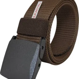 nukaichau Men Casual, Evening, Party Brown Nylon Belt image 1
