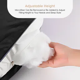 my armor Full Body C Shaped Pregnancy Pillow for Maternity, Velvet Outer Cover with Zip, Microfibre Solid Pregnancy Pillow Pack of 1 image 4