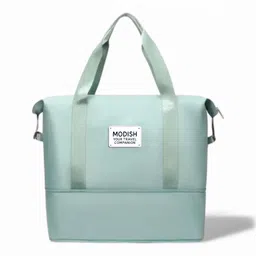 modish 50 L Gym Duffel Bag - Folding Travel Bag Waterproof Lightweight Handbag for Women Luggage Duffle Bags - Green-picture-25