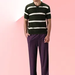 indiclub Men Solid Maroon Track Pants image 4