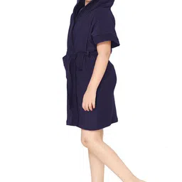 elevanto Navy-1 XL, M, S, XXL, L Bath Robe image 3