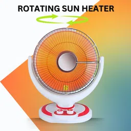 kavyara 16 inch Sun Heater Household Electric Heating Element Power-saving Fast-heating Radiant Room Heater image 4