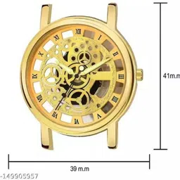 zyla New Stylish Dial Black & Brown Strap Classic Analogue Watches Analog Watch - For Boys Superb Trending Top Selling Product Style Artist Designer For Men image 3