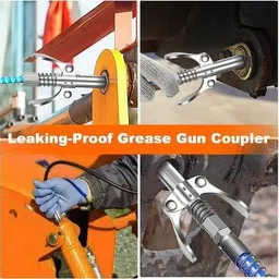 digital craft Gun Coupler Quick Lock and Release Grease with safety globe and flexible pipe Manual Sprayer image 2