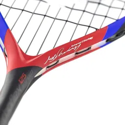 tecnifibre Carboflex 125 X-Speed Black, Red Strung Squash Racquet image 2