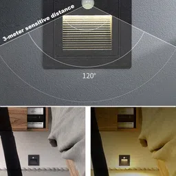 raghav trading Step Light Wall Lamp With Bulb image 3