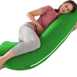 linenovation Microfibre Solid Pregnancy Pillow Pack of 1-picture-12