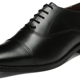 louis stitch Jet Black Italian Leather Formal Derby Lace Ups for Men (RXCTJB) UK 10 Derby For Men-picture-20