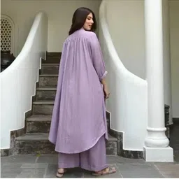 etzin Women Viscose Rayon Kurta Pant Set image 3