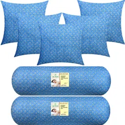 actos 5 Cuhion 2 Microfibre Floral Bolster Pack of 7-picture-26