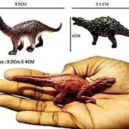 cj children's joy Dinosaur Animals Toys for Kids Set of 12PCs Animal Toys Sets for Boys and Girls image 3