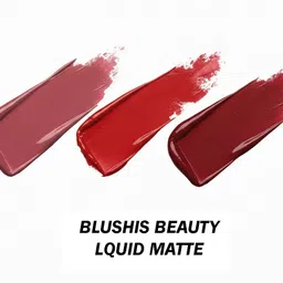 blushis Ultra Smooth | Premium N Hydrating Matte | Liquid Lipsticks Set | Trendy Shades image 4