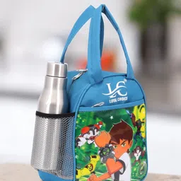 loyal choice LC: Lunch bag for both men&women for school college picnic & travel. LIGHT BLUE. Waterproof Lunch Bag-picture-15
