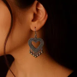 kirabala Beautiful Mini Combo of 2 Pair Jhumka Earrings for occassion of Love Silver, Sterling Silver, Steel, Stainless Steel, Alloy, Bone Jhumki Earring, Earring Set image 4
