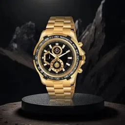 paltinum Analog Watch - For Men Luxury Gold Analog Watch for Men – Stainless Steel Strap, image 3