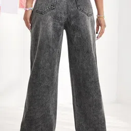 lovely london Women Regular Mid Rise Grey Jeans image 2