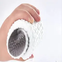 henij Unisex Grey Comfortable Athletic Insoles Pair for Formal and Sports Shoes PU Foam Arch Orthotic, Regular, Sports Shoe Insole image 3