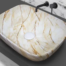 well set Premium Designer Ceramic (Size18*13*5inch) 1080 Wash Basin Table Top Basin-picture-25