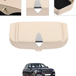 Universal Multiuse Beige New Style Sunglass Holder For Car-310 White Car Sunglass Clip Holder-image-51