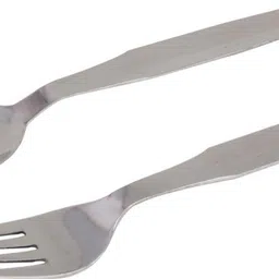 italica 24 pcs Cutlery set with Stand (V Plain ) Stainless Steel Cutlery Set image 3