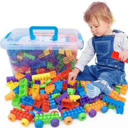 arizon DIY Plastic Building Blocks for Kids 100+ pcs-picture-42