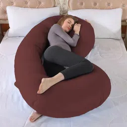 wild mint Polyester Fibre Pregnancy Pillow Pack of 1 Solid Premium series image 2