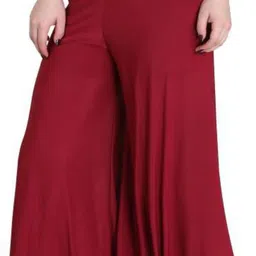 marami Pack of 2 Women Regular Fit Maroon Cotton Blend Trousers-picture-11