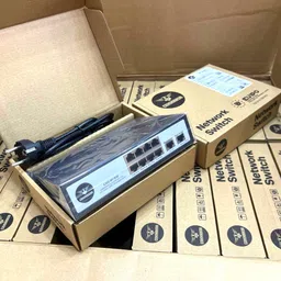 commando Scout 8+2 Port 130W Full PoE+ Switch w/ 2GigE Uplinks E300-8P+2GE Plug and Play 8 Ports 1000 Mbps Unmanaged Network Switch image 5