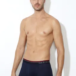 van heusen Pack of 2 Antibacterial And Colour Fresh Solid Men Trunk image 4