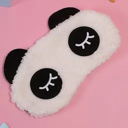 bonzeal Pack of 2 Panda Heart Shape Eyelashes Eye Mask Blind Fold Sleeping Eyemask image 4