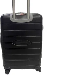 fbi-fabco Small Cabin Suitcase (20 inch) 4 Wheels - Line Blk 20IN - Black image 3