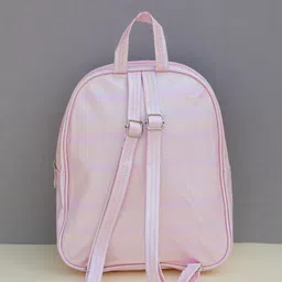 dukiekooky 7.5 L Backpack Girls Pink Sequin Design with Glitter Details Butterfly Rainbow Mini Backpack image 5