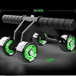 hbd sales AB Roller Workout Abdomen Muscle Arm Chest Back Stretch Buttock Exercise Tool Ab Exerciser image 3