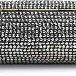 anekaant Party Silver Clutch image 5