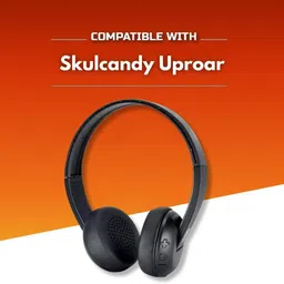 Crysendo 70mm Extra Thick Leather Cushions V2.0 | 2cm Thick Replacement Headphone Ear Pads | Compatible with Uproar Headphones Cushion ONLY | Protein Leather Cushion Replacement Headset Ear (V2.0) Over The Ear Headphone Cushion image 2