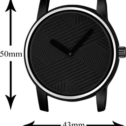 hvh world Artistic & Unique Design Series Analog Watch - For Men Black Dark Edition LR67 image 4