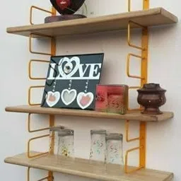classiconline Containers Kitchen Rack Iron, Wood-picture-17