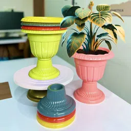 mithark 9" Inc Vintage Collection Pots for home, garden, Terrace Plant Container Set-picture-21
