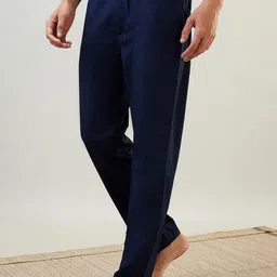 sleepz by raymond Relax Fit, Woven fabric, Lounge Pants Men Pyjama image 3