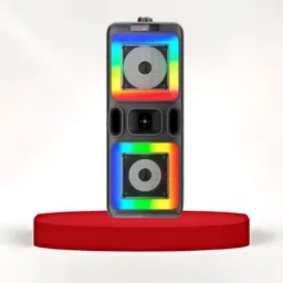 GUGGU DJ Box 40W Bluetooth Speaker with FM Radio, Mic & RGB Light Party SpeakerQA50 40 W Bluetooth Party Speaker-picture-38