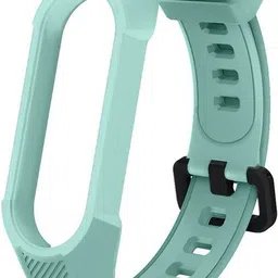 Epaal Rugged and Tough Bracelet Silicone Strap (Light Green) for Mi Band 5 / Mi Band 6 Smart Watch Strap-picture-23