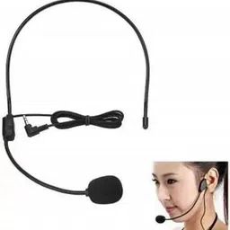 techgear 3.5mm Studio Conference Condenser Headset Headband Headphone Mic Microphone Microphone image 1
