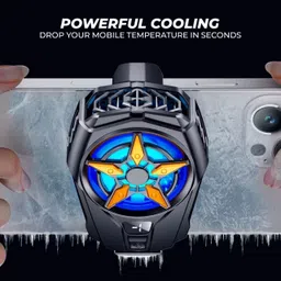 PAPLAJ ENTERPRISES NEW_SL09 Instant Cooling|Adjustable to all Smartphone Gaming Accessory Kit 1 Fan Ergonomic Cooling Pad image 3