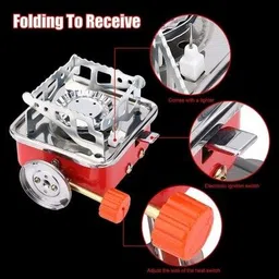 pr creation Camping Gas Stove Folding Furnace 2800W Outdoor Stove Picnic Cooking Gas Burners Stainless Steel Manual Butane Gas Stove image 2