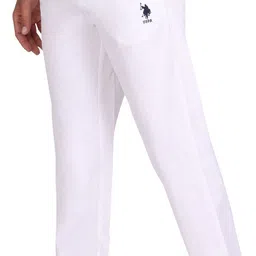 u.s. polo assn. Men Solid White Track Pants image 2