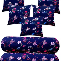 actos Microfibre Floral Bolster Pack of 7-picture-37